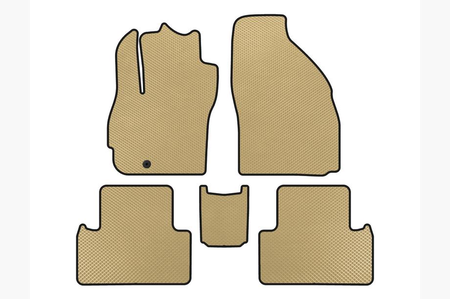 Mazda 5 2005–2009 EVA-golvmattor (2 rader, 7-sits, beige) Image