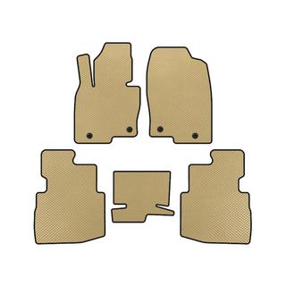 EVA-golvmattor (2 rader, 7-sits, beige)