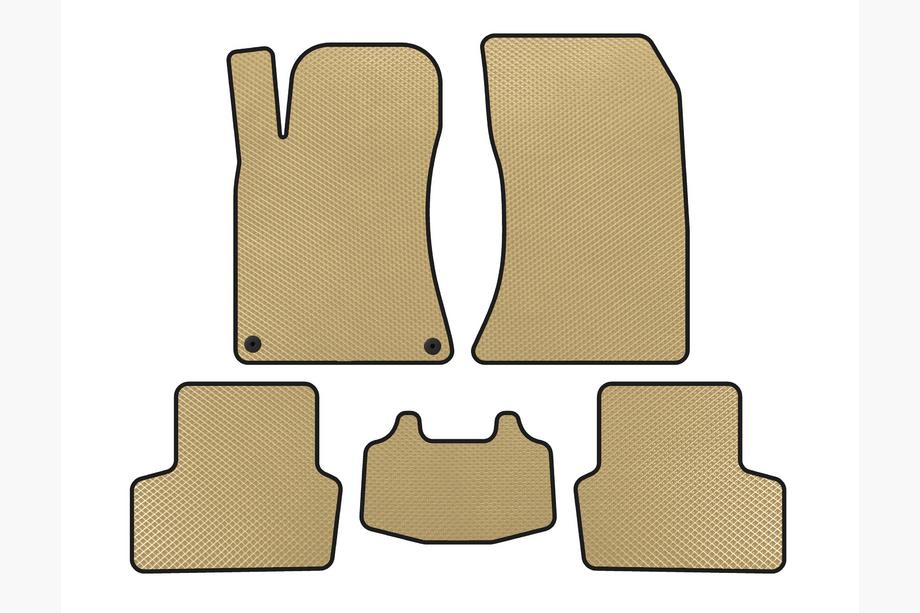 Mercedes CLA C117 2013–2019 EVA-bilmattor (SD, Beige) Image