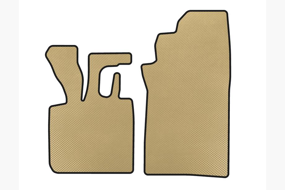 Smart 1998–2007 EVA bilmattor för kupén (1998-2003, Cabriolet, Beige) Image