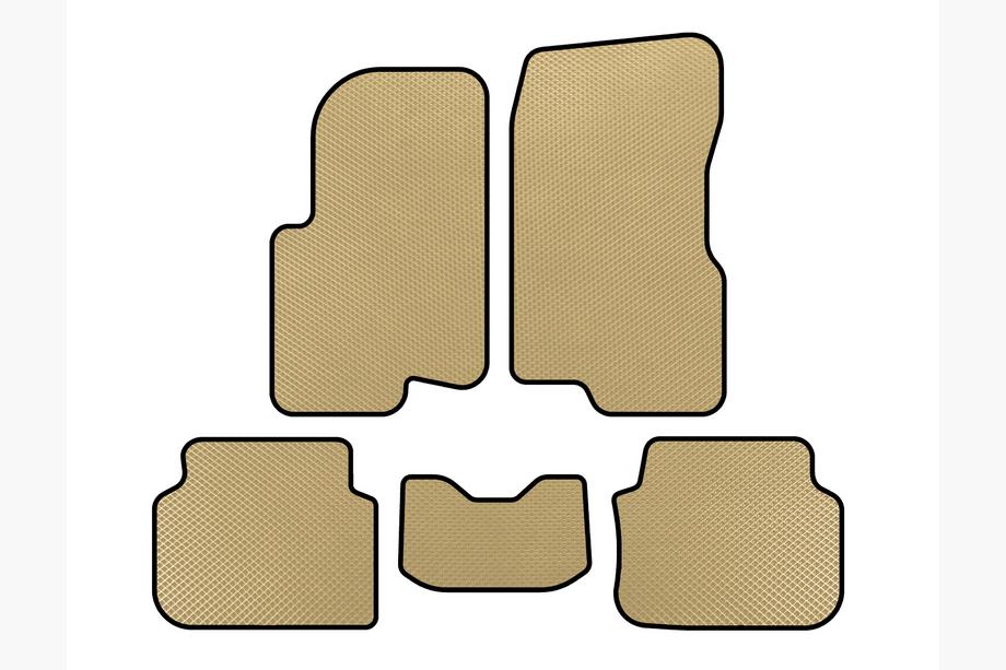 Smart 1998–2007 EVA bilmattor (2003-2007, Forfour, Beige) Image