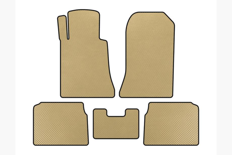 Mercedes E-class W124 1984–1997 EVA-bilmattor (SD, Beige) Image