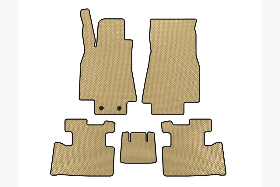 Mercedes A-class W169 2004–2012 EVA-bilmattor (2004-2008, HB, 5-dörrars, Beige) Image
