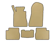 Mercedes W201 (190) 1982–1993 EVA-bilmattor (SD, Beige) foto 1