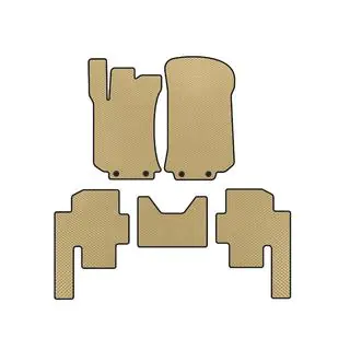 EVA bilmattor (2 rader, beige)