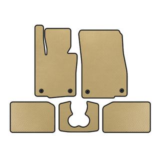 EVA-golvmattor (för S F55, 5-dörrars, beige) Mini Cooper F55/56/57 2014–2023
