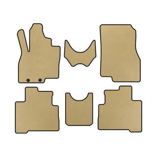 EVA bilmattor (2 rader, beige) Mitsubishi Grandis 2003–2011