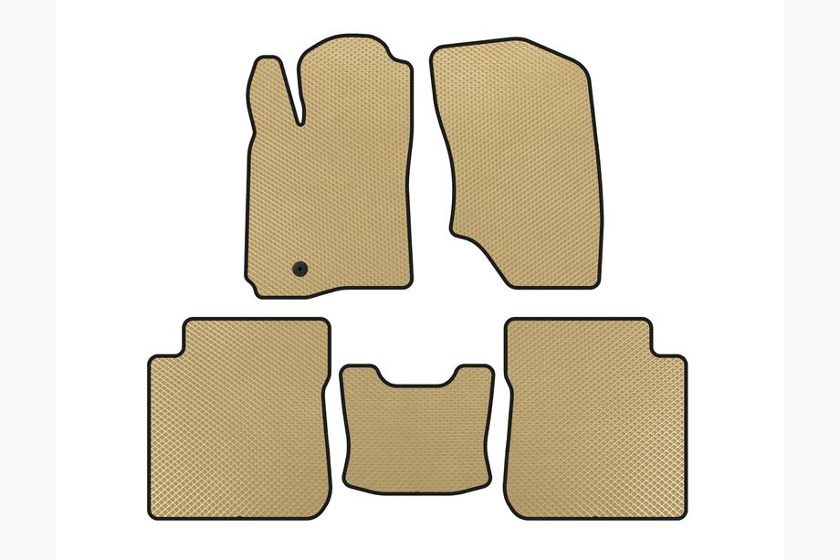 Mitsubishi Outlander 2001–2006 EVA bilmattor (Beige) Image