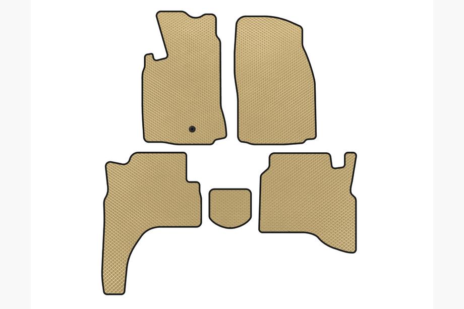 Mitsubishi Pajero Sport 1996–2007 EVA bilmattor (Beige) Image