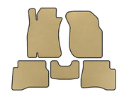 Nissan Almera N16 2000–2006 EVA-bilmattor (SD, Beige) foto 1