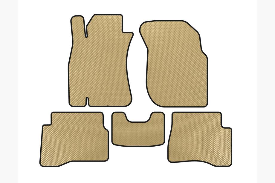 Nissan Almera N16 2000–2006 EVA-bilmattor (SD, Beige) Image