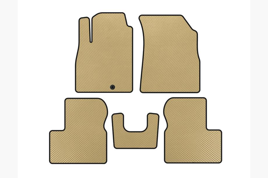 Nissan Micra K13 2011–2016 EVA bilmattor (Beige) Image