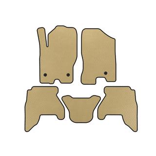 EVA bilmattor (2 rader, beige)