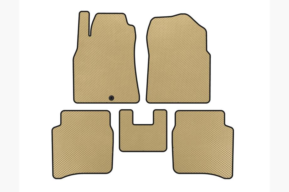 Nissan Primera P12 2002–2007 EVA-bilmattor (SD, Beige) Image