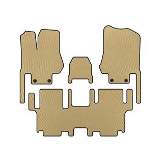 EVA-golvmattor (2 rader, 7-sits, beige)