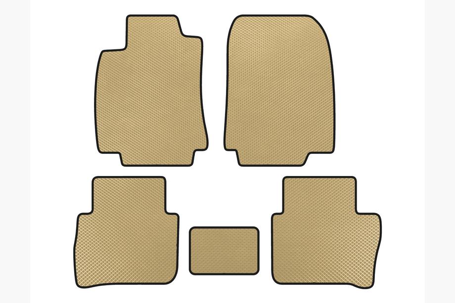 Nissan Tiida 2011–2014 EVA-bilmattor (HB, Beige) Image