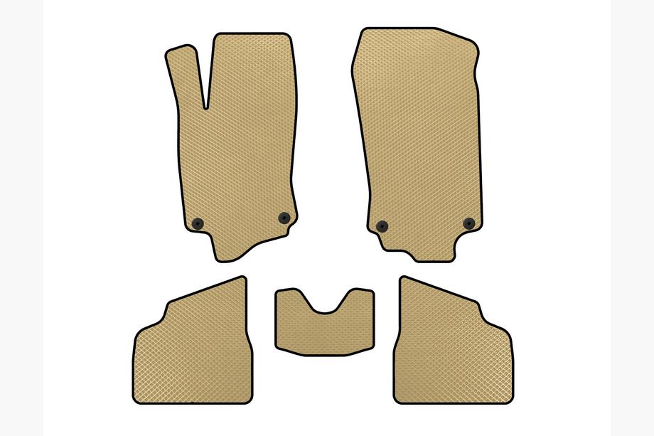 Opel Corsa C 2000–2006 EVA bilmattor (Beige) Image