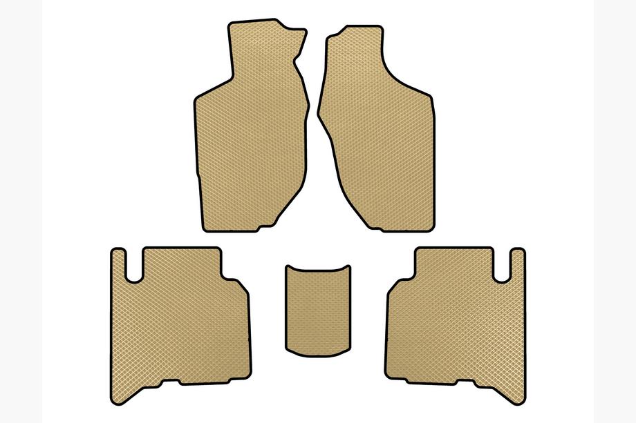 Opel Frontera 1998–2003 EVA bilmattor (5-dörrars, beige) Image