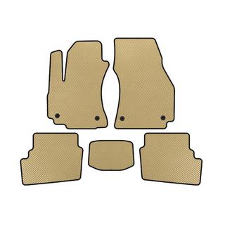EVA bilmattor (2 rader, 2003-2005, 7-sits, beige) Opel Zafira A 1998–2005