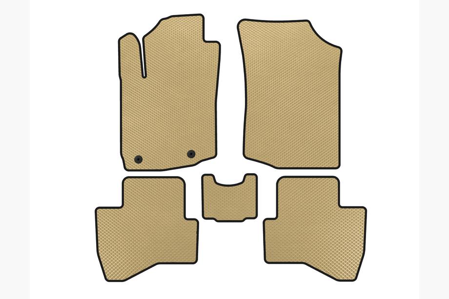 Peugeot 108 2014–2021 EVA-bilmattor (HB, Beige) Image