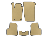 Peugeot 206 1998–2024 EVA bilmattor (1998-2009, Beige) foto 1