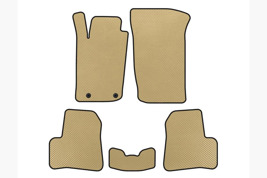 Peugeot 206 1998–2024 EVA bilmattor (1998-2009, Beige) Image
