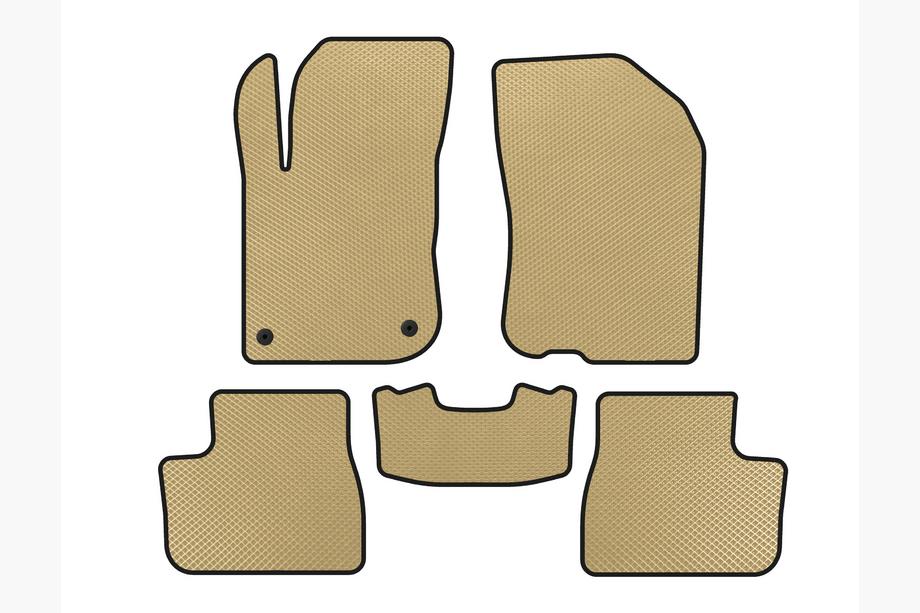 Peugeot 208 2012–2019 EVA bilmattor (Beige) Image