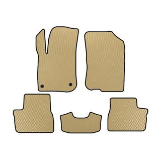 EVA bilmattor (HB, 5-dörrars, beige)