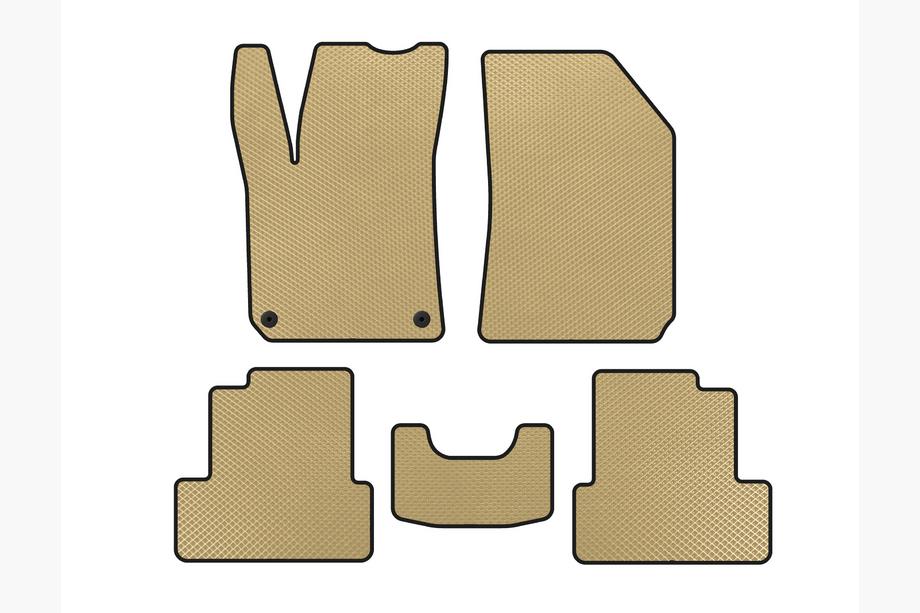 Peugeot 308 2014–2021 EVA bilmattor (Beige) Image