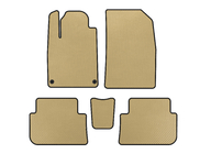 Peugeot 407 2004–2011 EVA-bilmattor (SD, Beige) foto 1