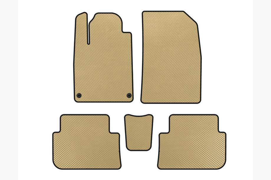 Peugeot 407 2004–2011 EVA-bilmattor (SD, Beige) Image