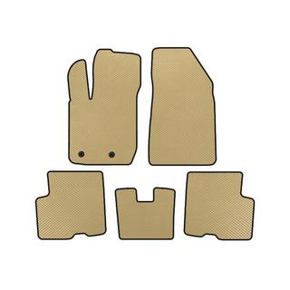 EVA bilmattor (framhjulsdrift, beige)