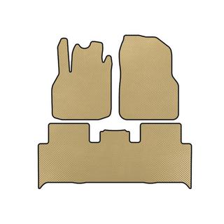 EVA bilmattor (2 rader, beige)