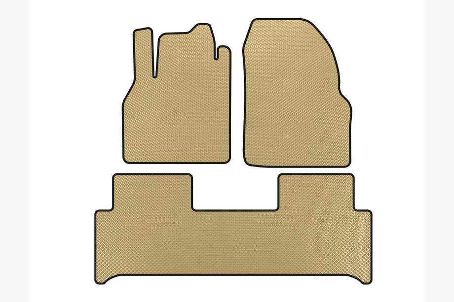 Renault Scenic/Grand 2003–2009 EVA bilmattor (Beige) Image