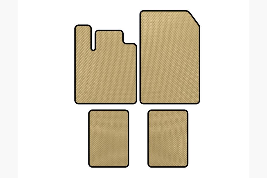 Renault Twingo 2007–2014 EVA bilmattor (Beige) Image