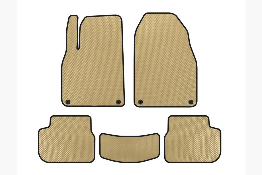 Saab 9-3 2002–2014 EVA bilmattor (Beige) Image