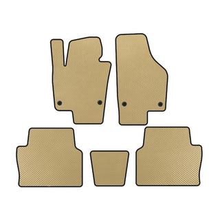 EVA bilmattor (2 rader, beige)