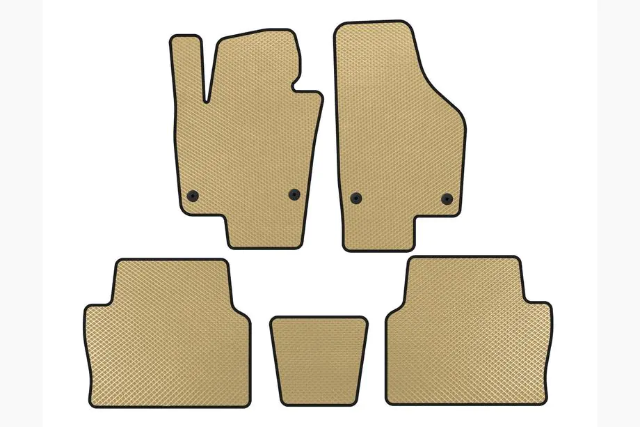 Seat Alhambra 2010– EVA bilmattor (2 rader, beige) Image