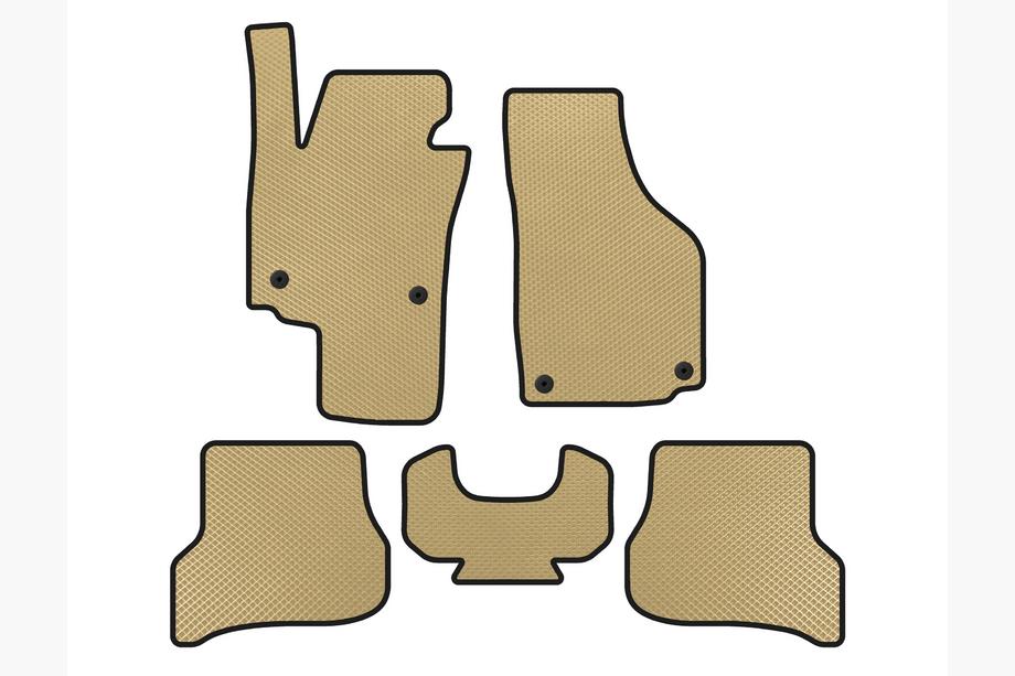 Seat Altea 2004–2015 EVA bilmattor (Beige) Image
