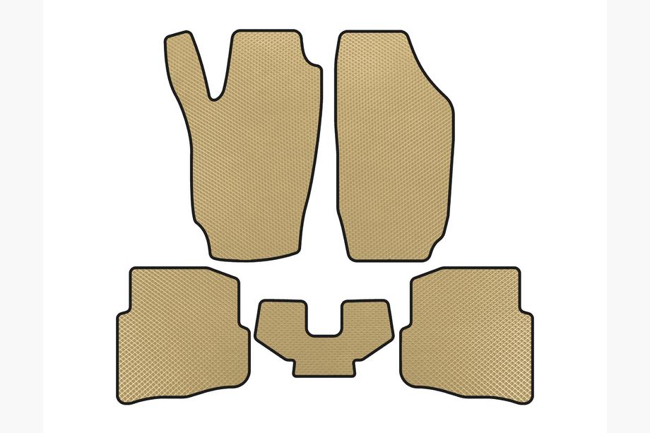 Seat Ibiza 2002–2009 EVA bilmattor (Beige) Image