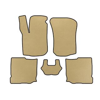 EVA bilmattor (HB, 5-dörrars, beige)