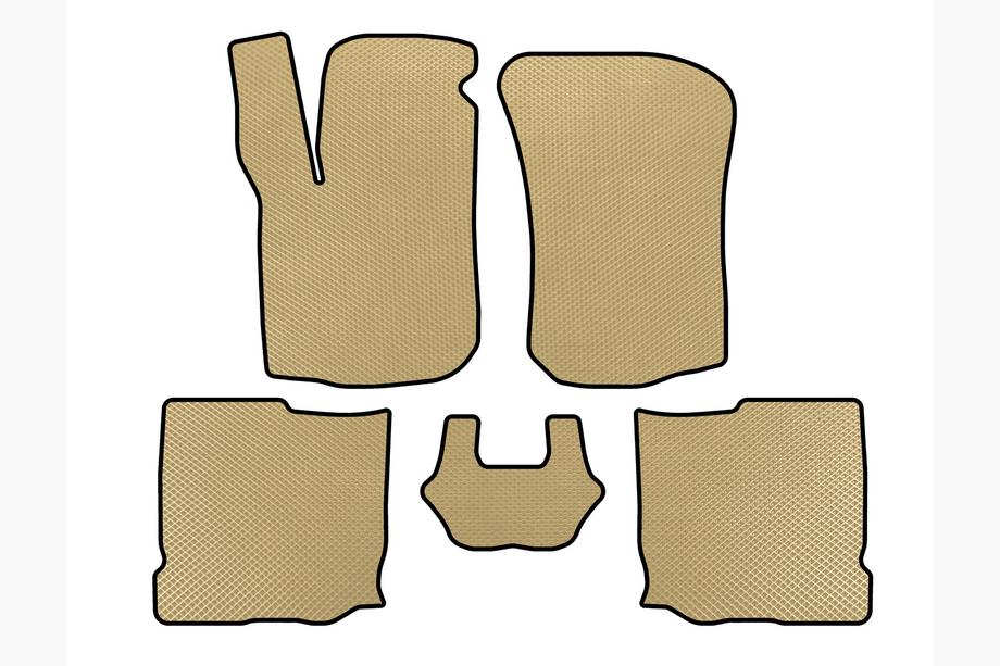 Seat Leon 1999–2005 EVA bilmattor (HB, 5-dörrars, beige) Image