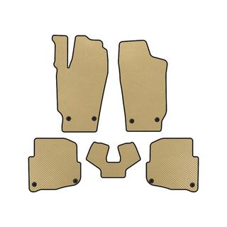 EVA-bilmattor (SD, Beige) Skoda Fabia 2000–2007