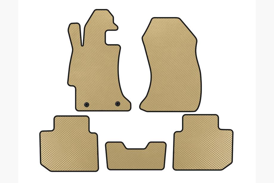 Subaru Impreza 2011–2016 EVA-bilmattor (SD, Beige) Image