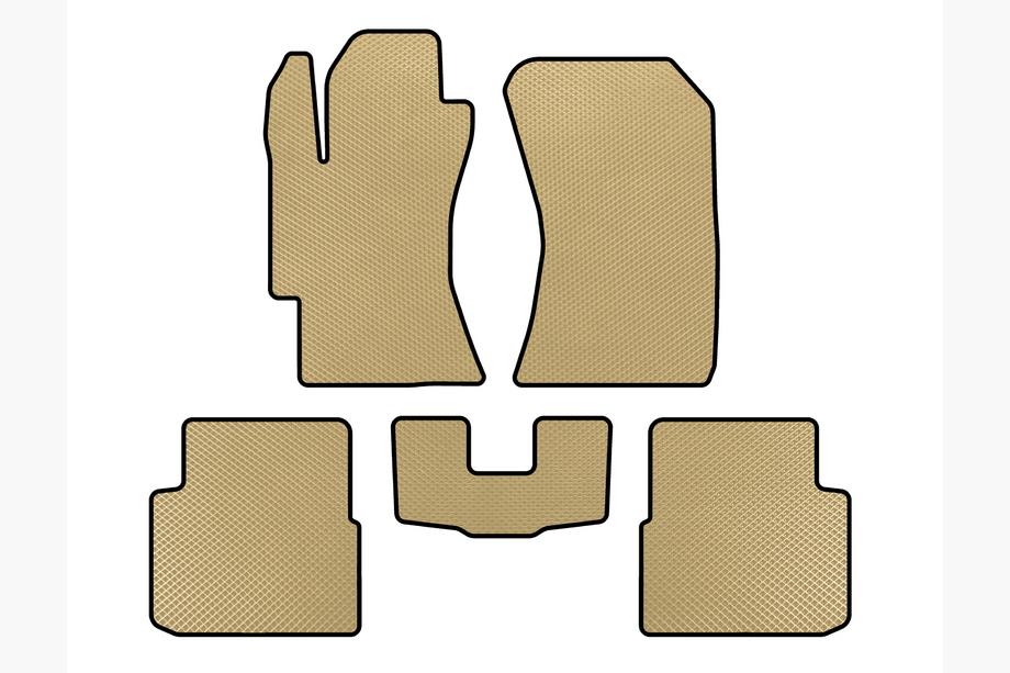 Subaru Impreza 2007–2011 EVA-bilmattor (HB, Beige) Image