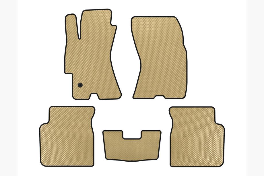 Subaru Outback 2005–2009 EVA bilmattor (Beige) Image