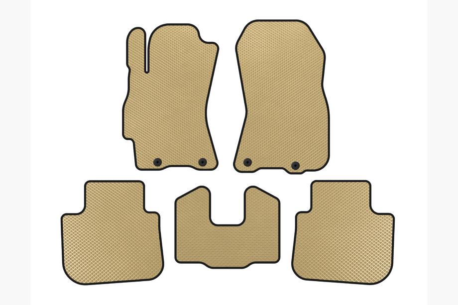 Subaru Outback 2009–2014 EVA bilmattor (Beige) Image