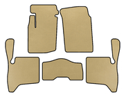 Suzuki Vitara 1998–2006 EVA bilmattor (3-dörrars, beige) foto 1