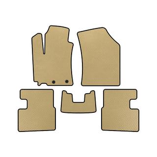 EVA bilmattor (HB, 5-dörrars, beige)