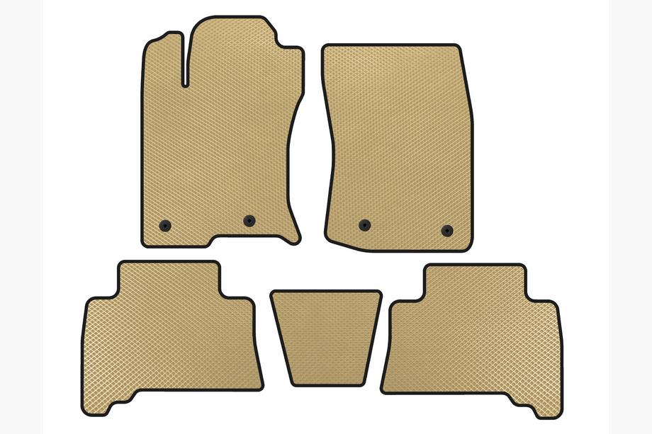 Toyota 4Runner 2009–2024 EVA bilmattor (2009-2014, Beige) Image